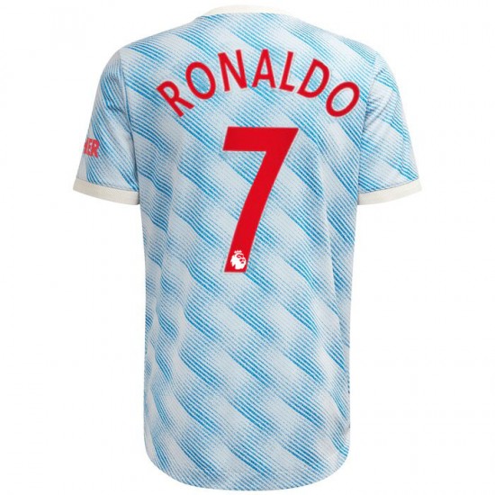 Camisola Manchester United Cristiano Ronaldo 7 Equipamento Segundo 2021-2022 Manga Curta